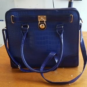 Crocodile style handbag